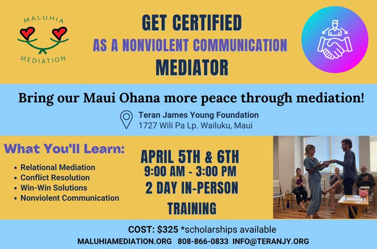 Nonviolent Communication Mediation Training
